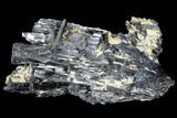 Metallic Stibnite Crystal Cluster - China #97813-2